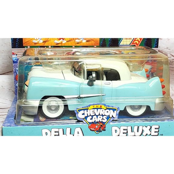 Chevron Cars Della Deluxe Collectible Toy - Moveable Eyes, Two-Tone Paint Gift - Picture 3 of 14